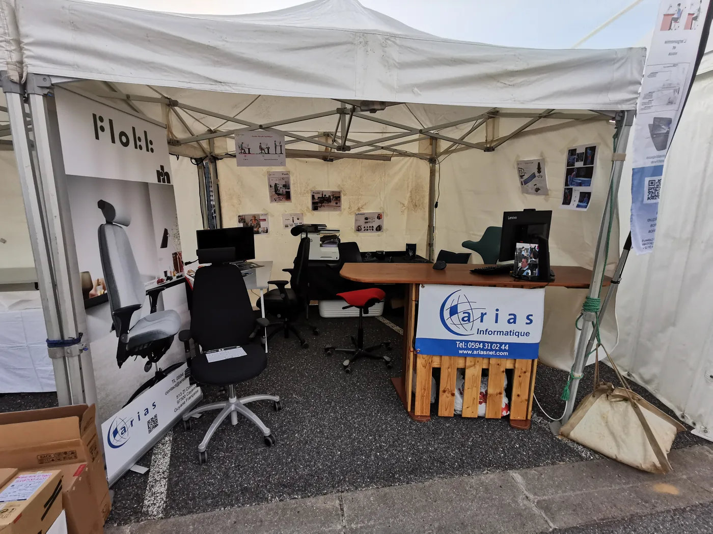 Stand ergonomique au salon RisoPro Expo 2019