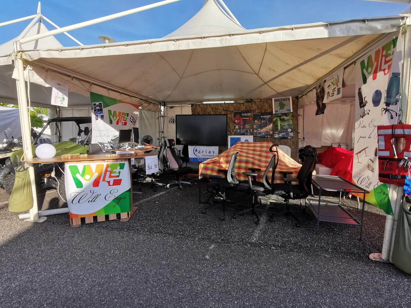 Stand Will Ergo au Village de la Prévention 2022