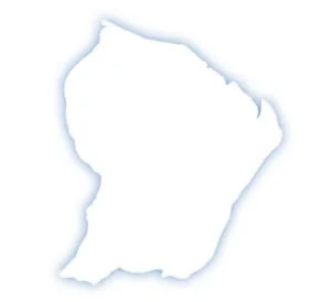 Carte de la Guyane