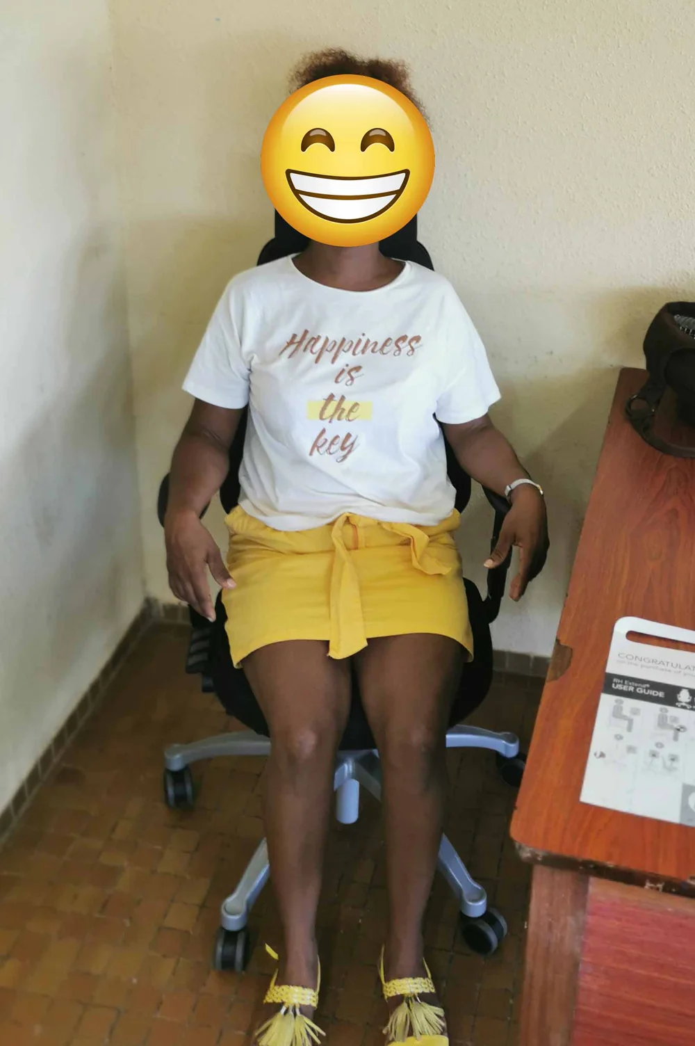 Personne installée dans un fauteuil ergonomique RH400 XL